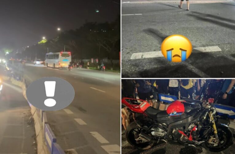 Đường Trịnh Văn Bô – Hà Nội tối qua: Thanh niên đi xe Phân Khối Lớn, tông vào 2 vợ chồng, khiến ng vợ b! đứt 1 chân và ck ôm vk gào khóc trong đau đớn