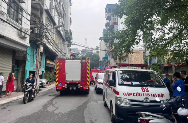 Cháy nhà ở Hà Nội, 5 người tử vong